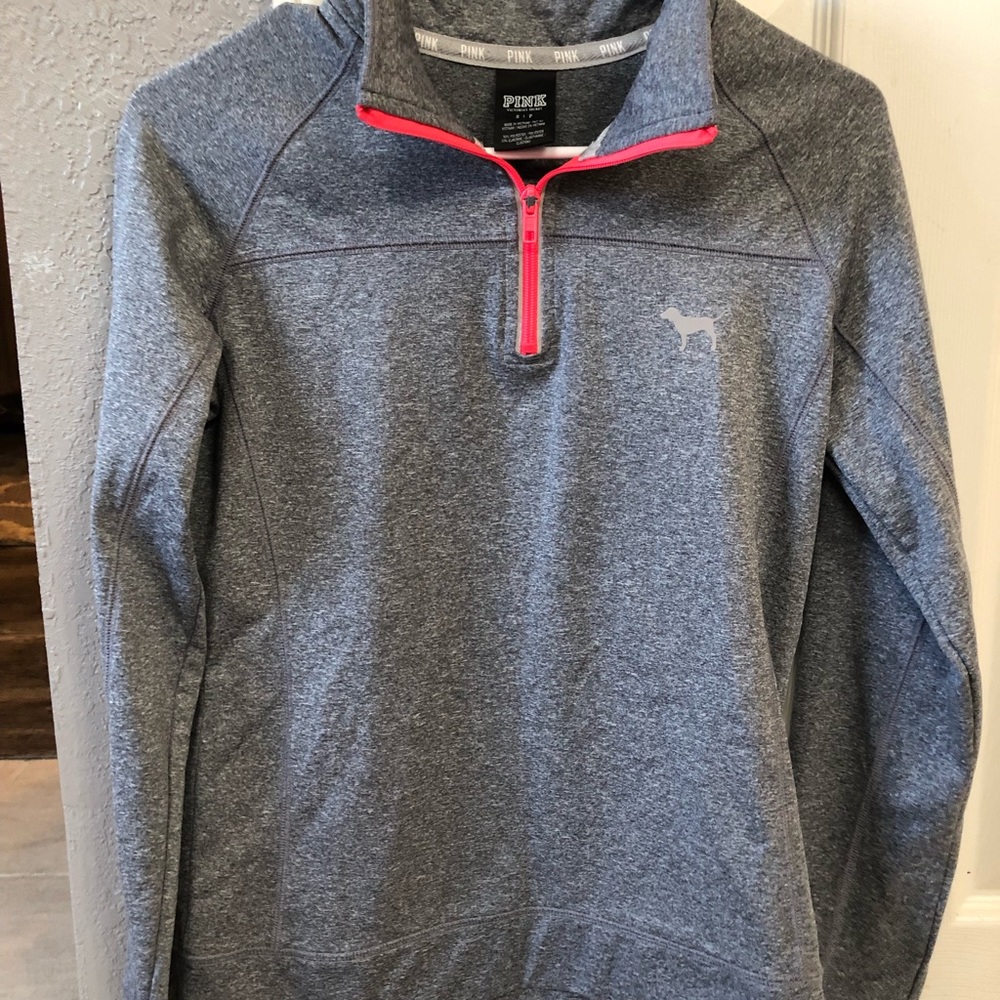 Victoria Secret PINK 1/4 zip pull over